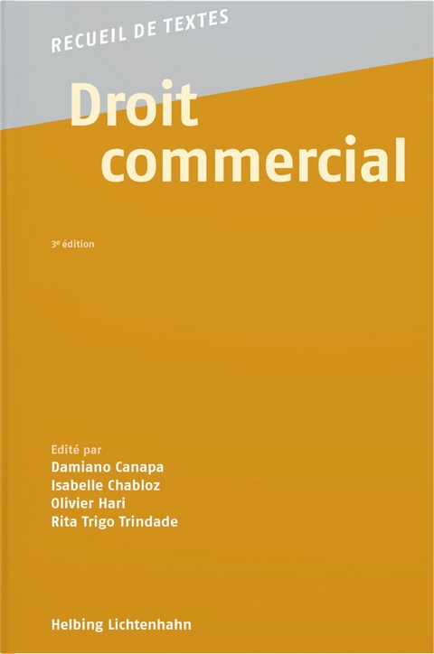 Droit commercial - 