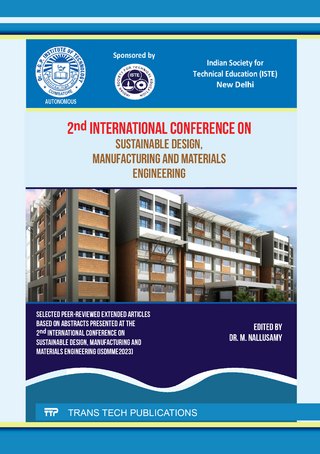 2nd International Conference on Sustainable Design, Manufacturing and Materials Engineering