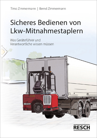 Sicheres Bedienen von Lkw-Mitnahmestaplern