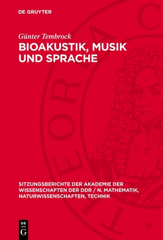 Bioakustik, Musik und Sprache