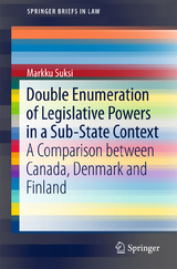 Double Enumeration of Legislative Powers in a Sub-State Context - Markku Suksi