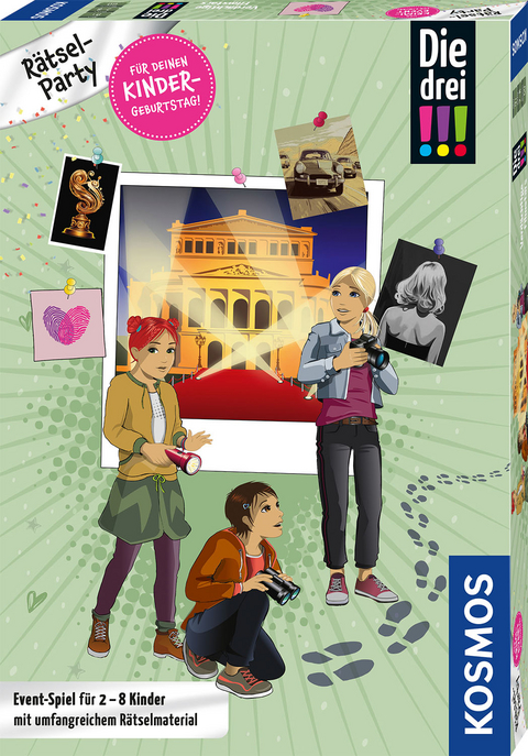 Die drei !!! R&auml;tsel-Party - Lukas Setzke, Verena Wiechens, Martin Student