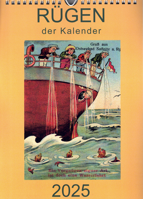 R&uuml;gen &ndash; der Kalender 2025 - Dieter Naumann