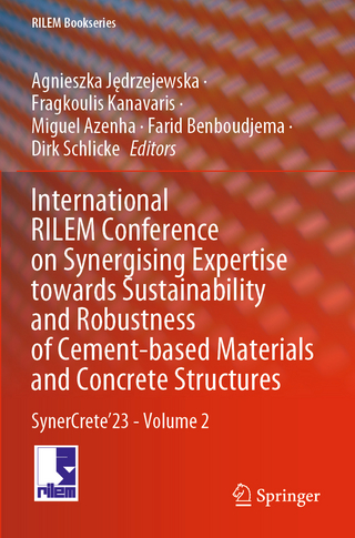 International RILEM Conference on Synergising Expertise towards Sustainability and Robustness of Cement-based Materials and Concrete Structures