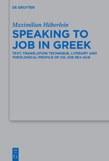 Speaking to Job in Greek - Maximilian H&auml;berlein