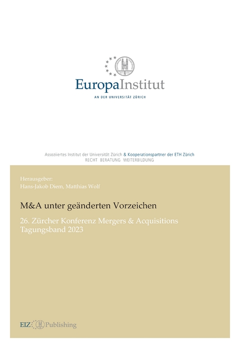 M&A unter geänderten Vorzeichen - 