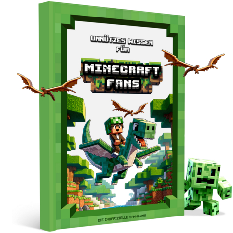 Unn&uuml;tzes Wissen f&uuml;r Minecraft Enthusiasten - Unglaubliche & spannende Fakten f&uuml;r Minecrafter | Minecraft Buch Minecraft Handbuch Minecraft B&uuml;cher | Unn&uuml;tzes Wissen f&uuml;r Minecrafter | Minecraft Geschenke | Geschenk Junge | Unn&uuml;tzes Wissen f&uuml;r Teenager -  Luprion