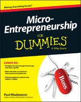 Micro-Entrepreneurship For Dummies - Paul Mladjenovic