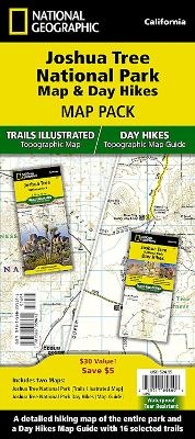 Joshua Tree Day Hikes and National Park Map [Map Pack Bundle] Map