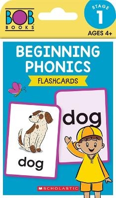 Bob Books - Beginning Phonics Flashcards Phonics, Ages 4 and Up, Kindergarten (Stage 1: Starting to Read) -  Scholastic