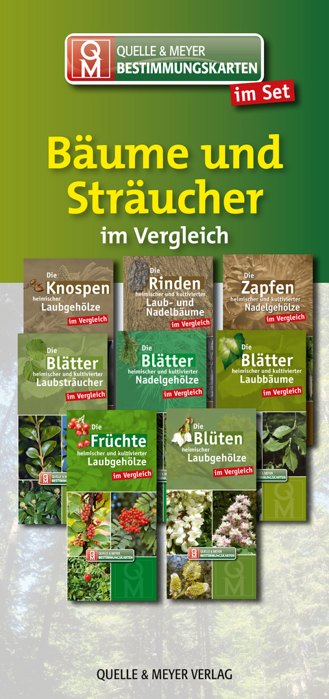 Bestimmungskarten-Set „Bäume und Sträucher“