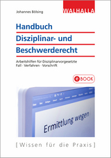 Handbuch Disziplinar- und Beschwerderecht - Johannes Bölsing