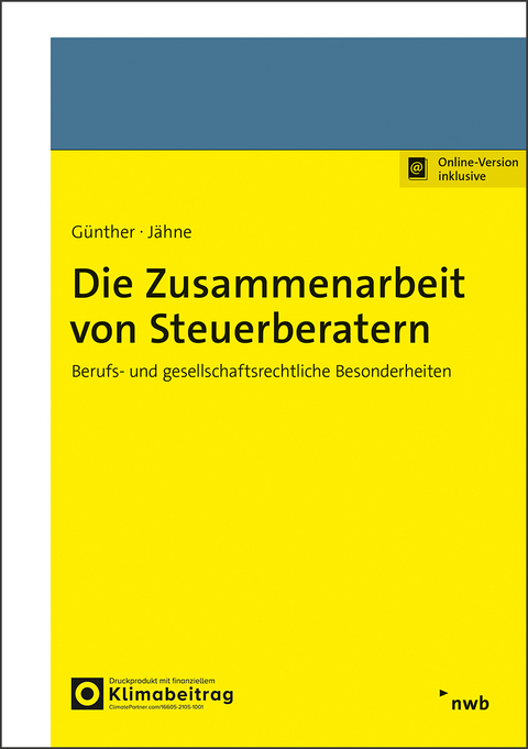 Die Zusammenarbeit von Steuerberatern - Tim G&uuml;nther, Ina J&auml;hne