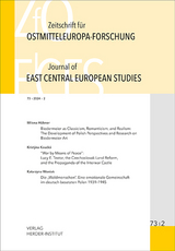 Zeitschrift f&uuml;r Ostmitteleuropa-Forschung (ZfO) 73/2 / Journal of East Central European Studies (JECES) 73/2 - 