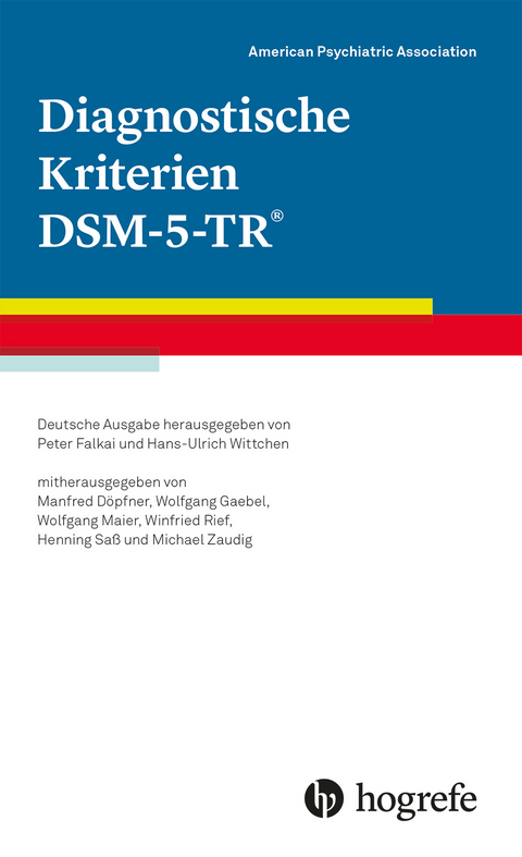 Diagnostische Kriterien DSM-5-TR&reg; - 