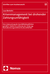 Krisenmanagement bei drohender Zahlungsunf&auml;higkeit - Luca Bertolini