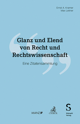 Glanz und Elend von Recht und Rechtswissenschaft