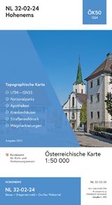 BEV-Karte 1224, Hohenems 1:50 000 - 