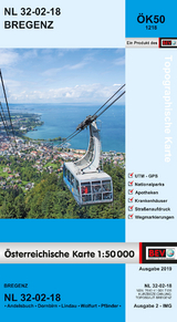 BEV-Karte 1218, Bregenz 1:50 000 - 
