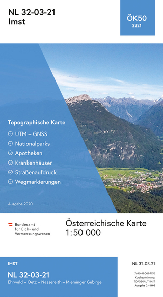 BEV-Karte 2221, Imst 1:50 000