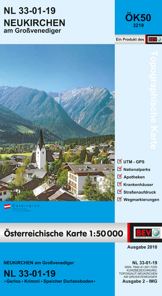 BEV-Karte 3219, Neukirchen am Großvenediger 1:50 000
