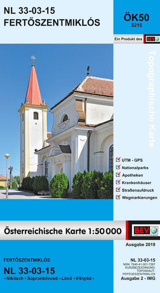 BEV-Karte 5215, Fertőszentmiklós 1:50 000