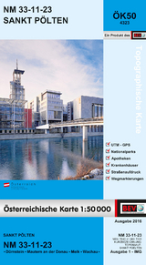 BEV-Karte 4323, St. P&ouml;lten 1:50 000 - 