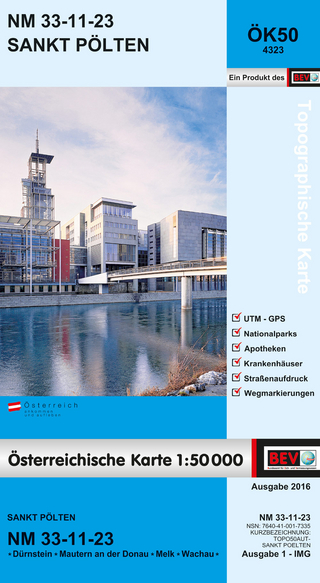 BEV-Karte 4323, St. Pölten 1:50 000