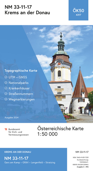 BEV-Karte 4317, Krems an der Donau 1:50 000