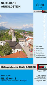 BEV-Karte 3118, Arnoldstein 1:50 000 - 