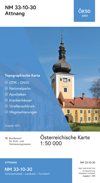 BEV-Karte 3330, Attnang 1:50 000