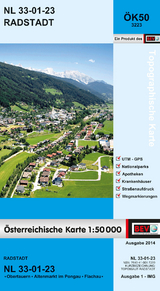 BEV-Karte 3223, Radstadt 1:50 000 - 
