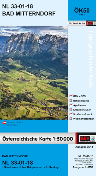 BEV-Karte 3218, Bad Mitterndorf 1:50 000