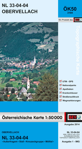 BEV-Karte 3104, Obervellach 1:50 000