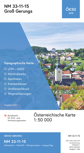 BEV-Karte 4315, Groß Gerungs 1:50 000