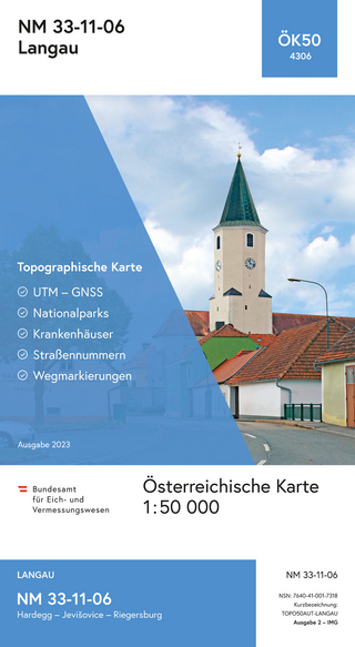 BEV-Karte 4306, Langau 1:50 000