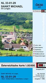 BEV-Karte 3229, Sankt Michael im Lungau 1:50 000 - 