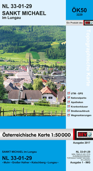 BEV-Karte 3229, Sankt Michael im Lungau 1:50 000