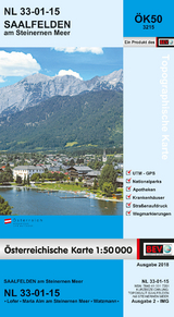BEV-Karte 3215, Saalfelden am Steinernen Meer 1:50 000 - 