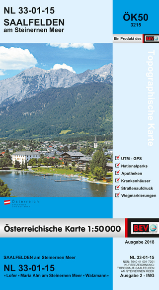 BEV-Karte 3215, Saalfelden am Steinernen Meer 1:50 000