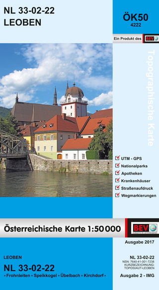 BEV-Karte 4222, Leoben 1:50 000