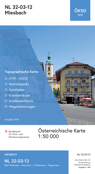 BEV-Karte 2212, Miesbach 1:50 000