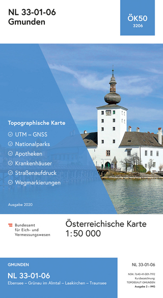 BEV-Karte 3206, Gmunden 1:50 000