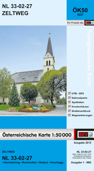 BEV-Karte 4227, Zeltweg 1:50 000