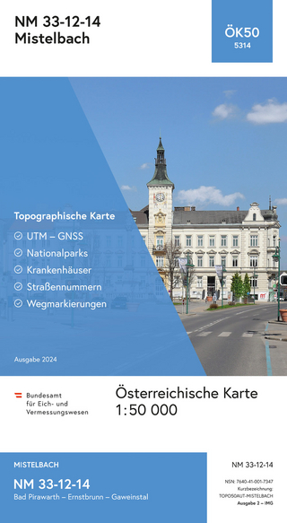BEV-Karte 5314, Mistelbach 1:50 000