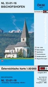 BEV-Karte 3216, Bischofshofen 1:50 000 - 