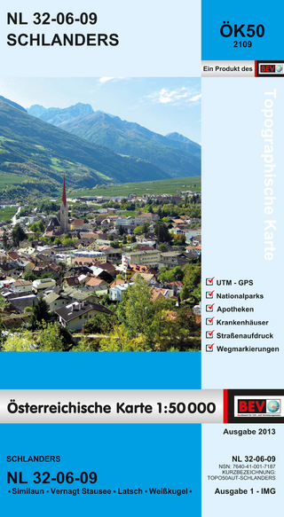 BEV-Karte 2109, Schlanders 1:50 000