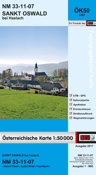 BEV-Karte 4307, Sankt Oswald bei Haslach 1:50 000