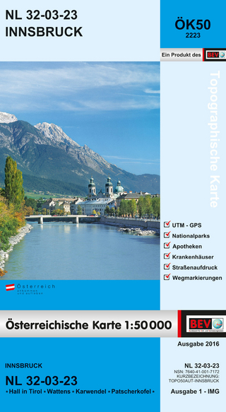 BEV-Karte 2223, Innsbruck 1:50 000