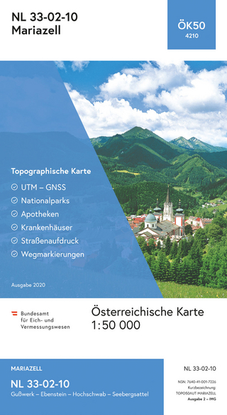 BEV-Karte 4210, Mariazell 1:50 000